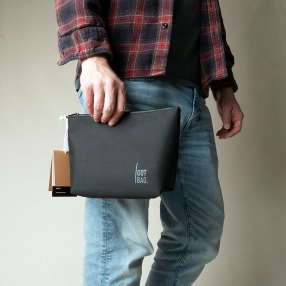 NWT Got Bag Shower Travel Toiletry Bag  fabric made of Ocean Impact Plastic - Picture 2 of 9